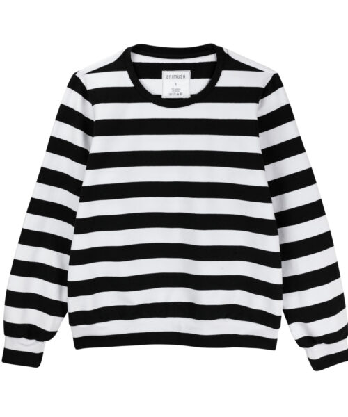 animush bluza w czarno-białe paski