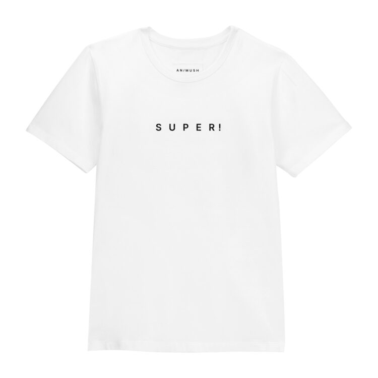 animush t-shirt oversize biały super