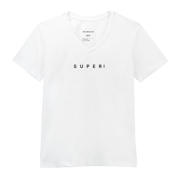 animush t-shirt oversize biały super