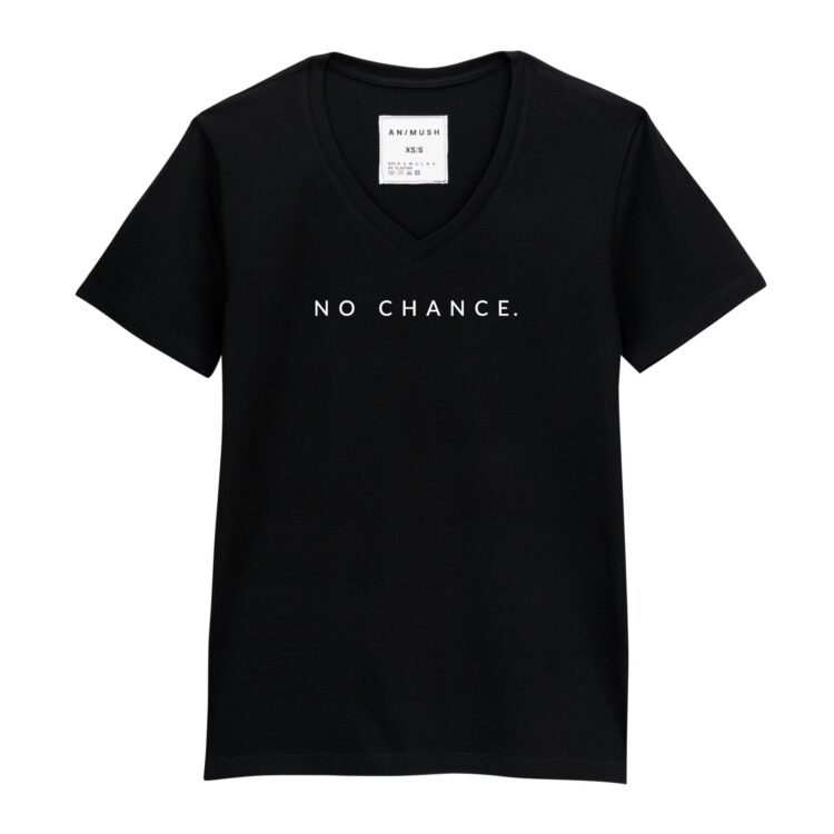 animush t-shirt oversize czarny no chance