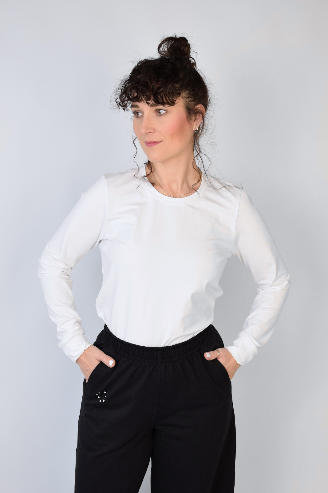 animush longsleeve biały