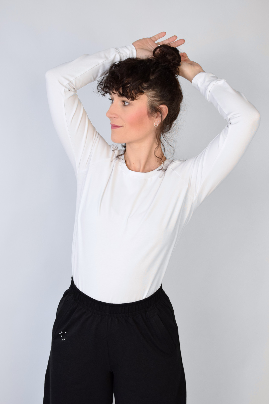 animush longsleeve biały