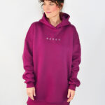 animush bluza long jagodowa reset