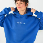 animush bluza hoodie kobaltowa oddech