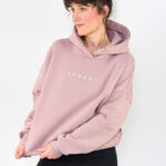 animush bluza hoodie zgaszony róż spokój