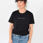 animush t-shirt oversize czarny serio