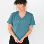 animush t-shirt oversize morski cisza