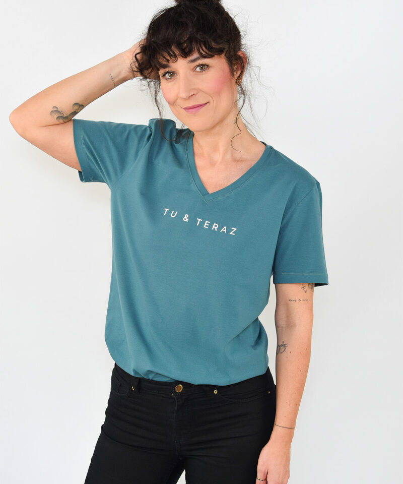 animush t-shirt oversize morski tu i teraz