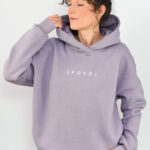 animush bluza hoodie lawendowa spokój