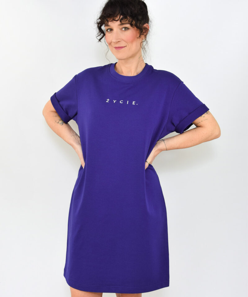 animush sukienka oversize indygo życie