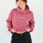 animush bluza hoodie wrzosowa cudownie