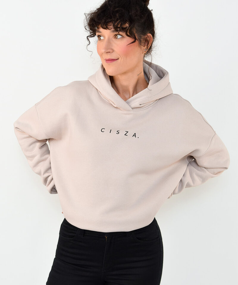 animush bluza hoodie piaskowa cisza