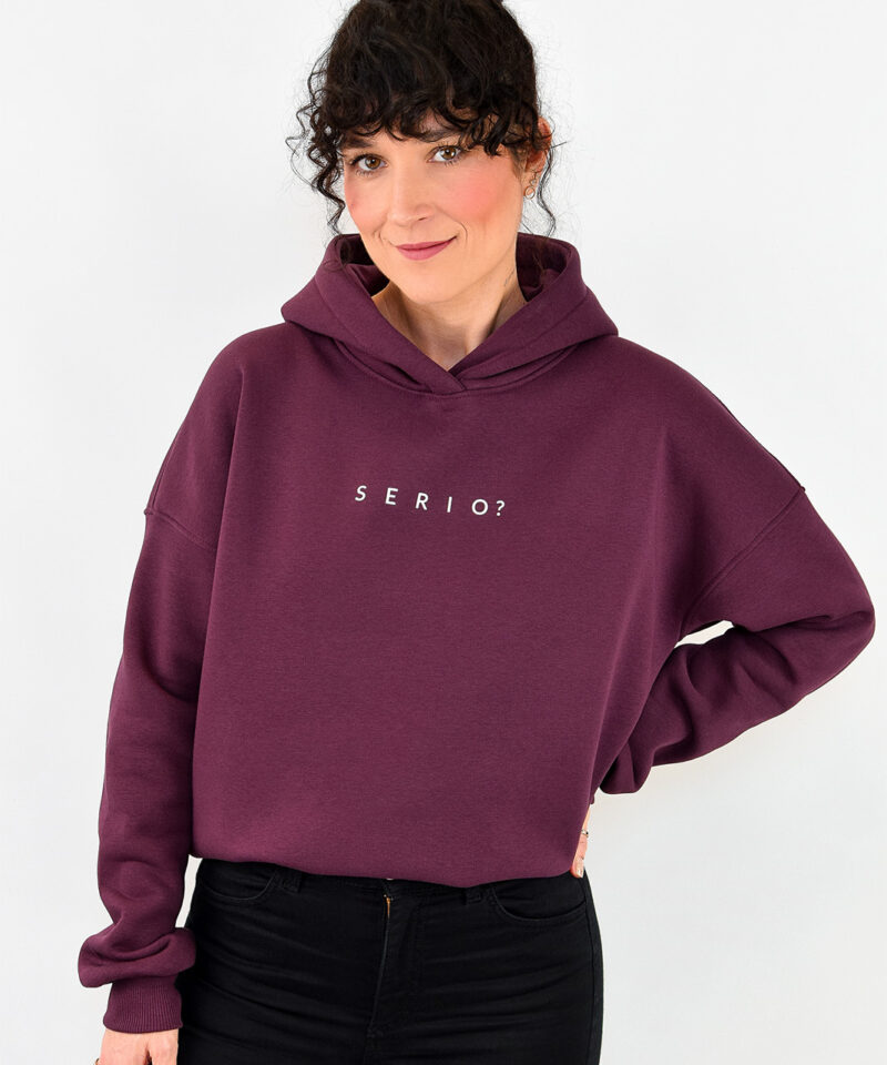 animush bluza hoodie wino serio