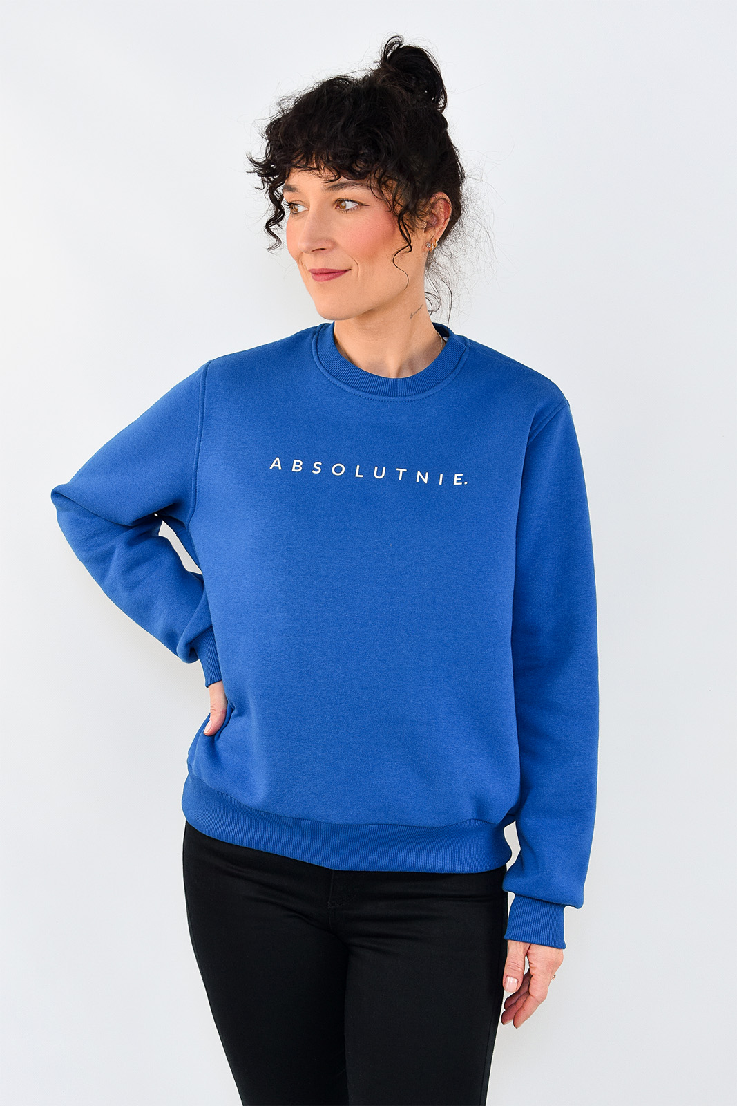 animush bluza regular kobalt absolutnie