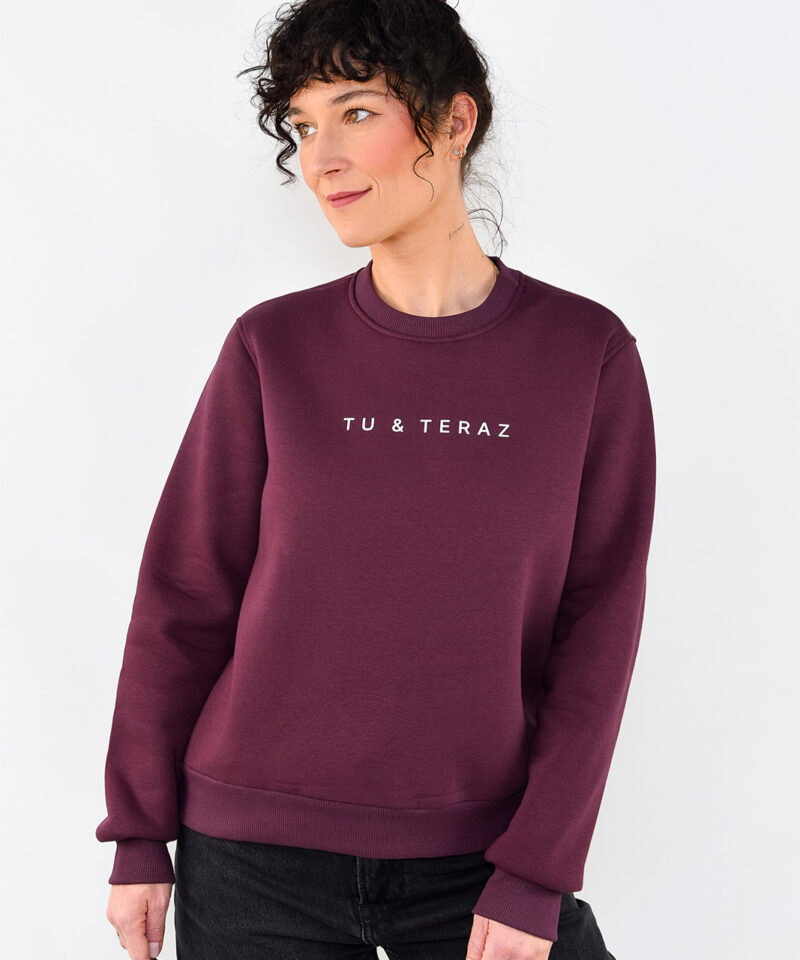 animush bluza regular wino tu i teraz