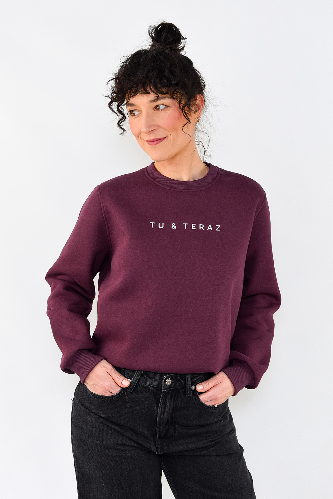 animush bluza regular wino tu i teraz