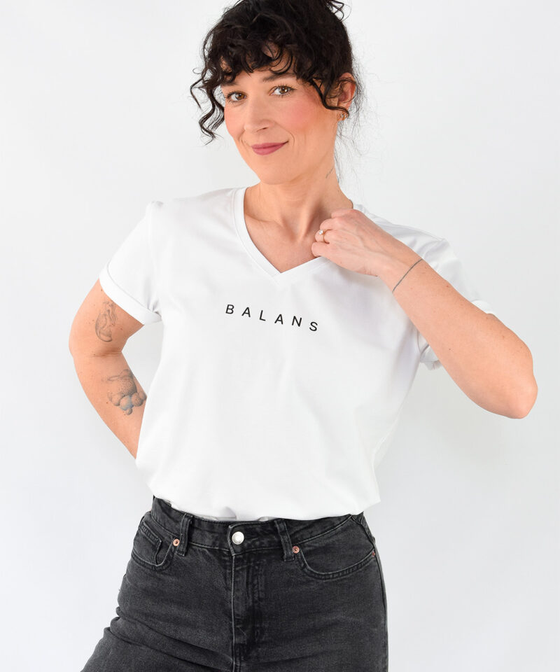 animush t-shirt regular biały balans