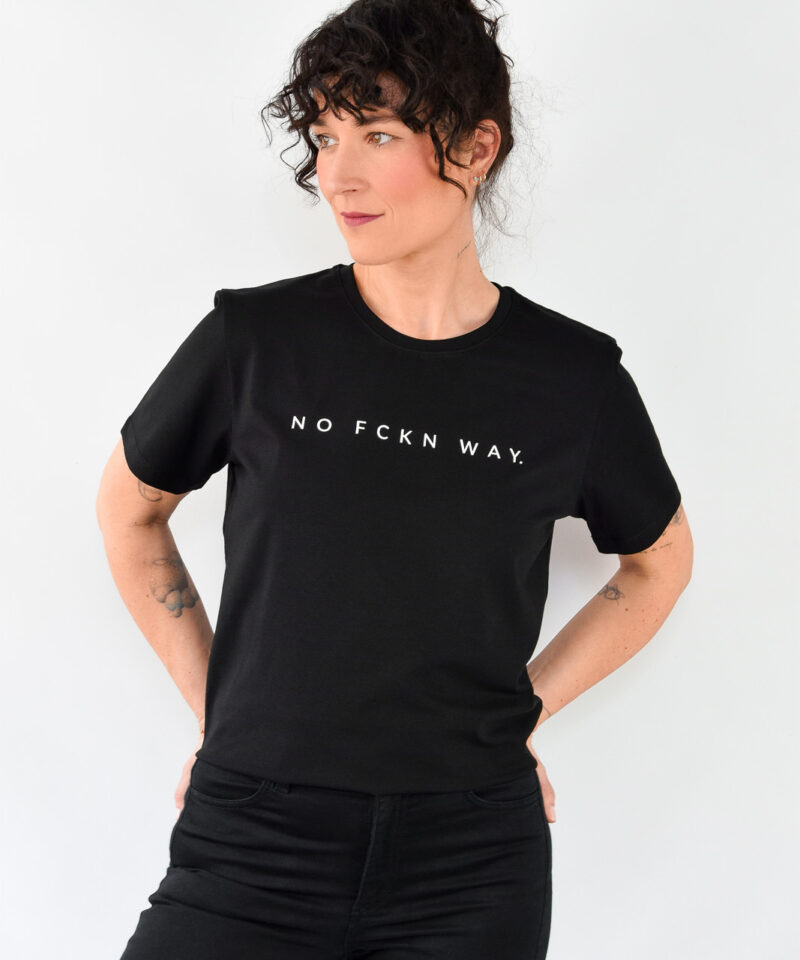 animush t-shirt regular czarny no fckn way