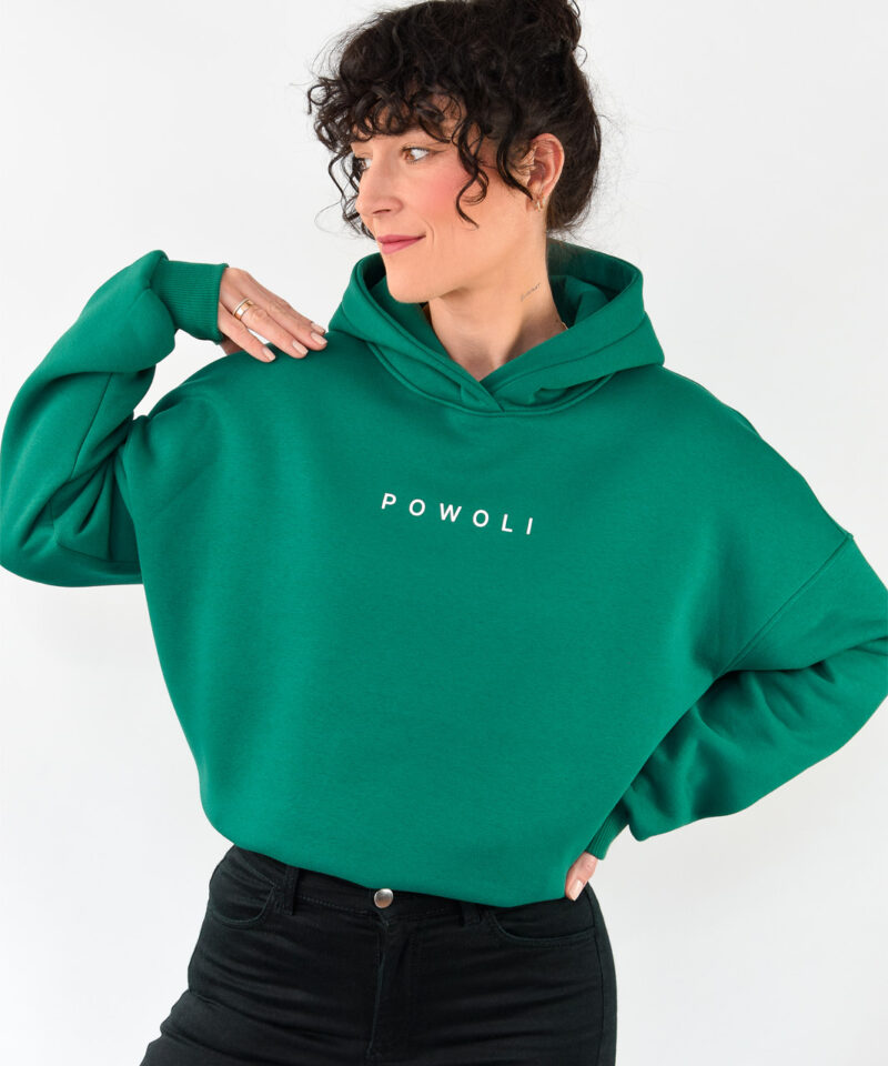 animush bluza hoodie zielona powoli