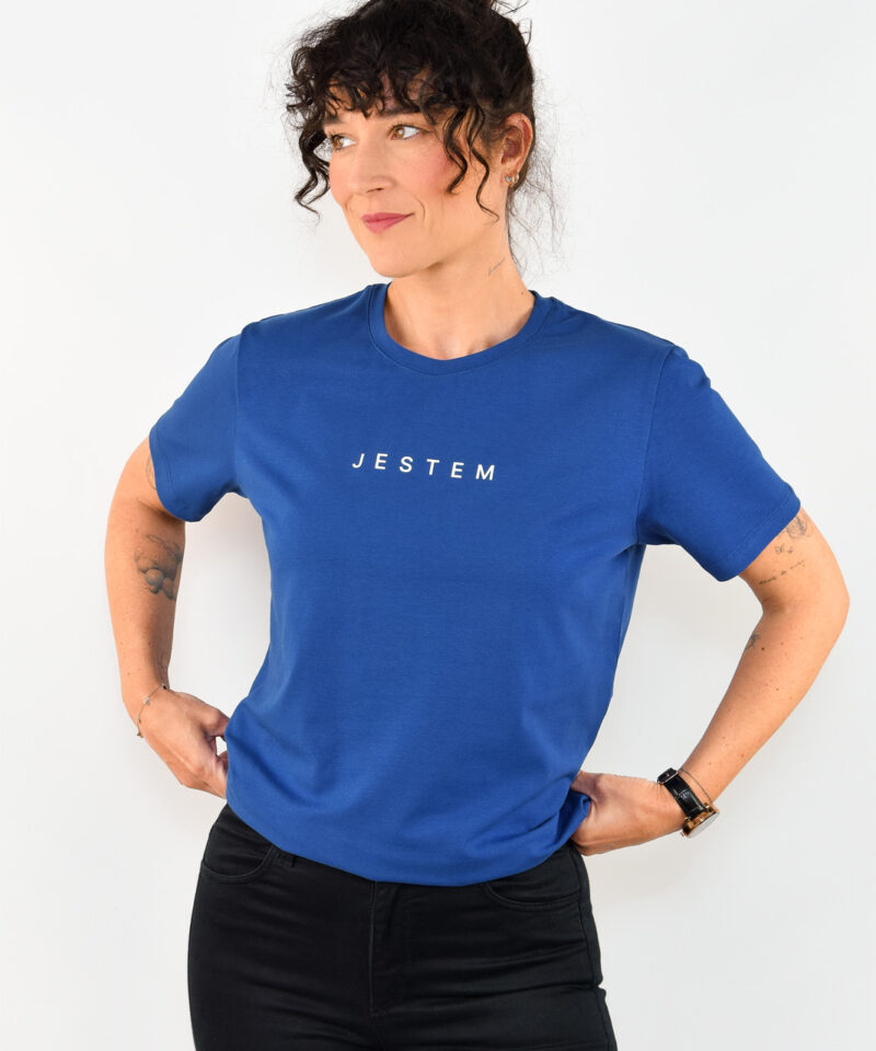 animush t-shirt regular kobalt jestem