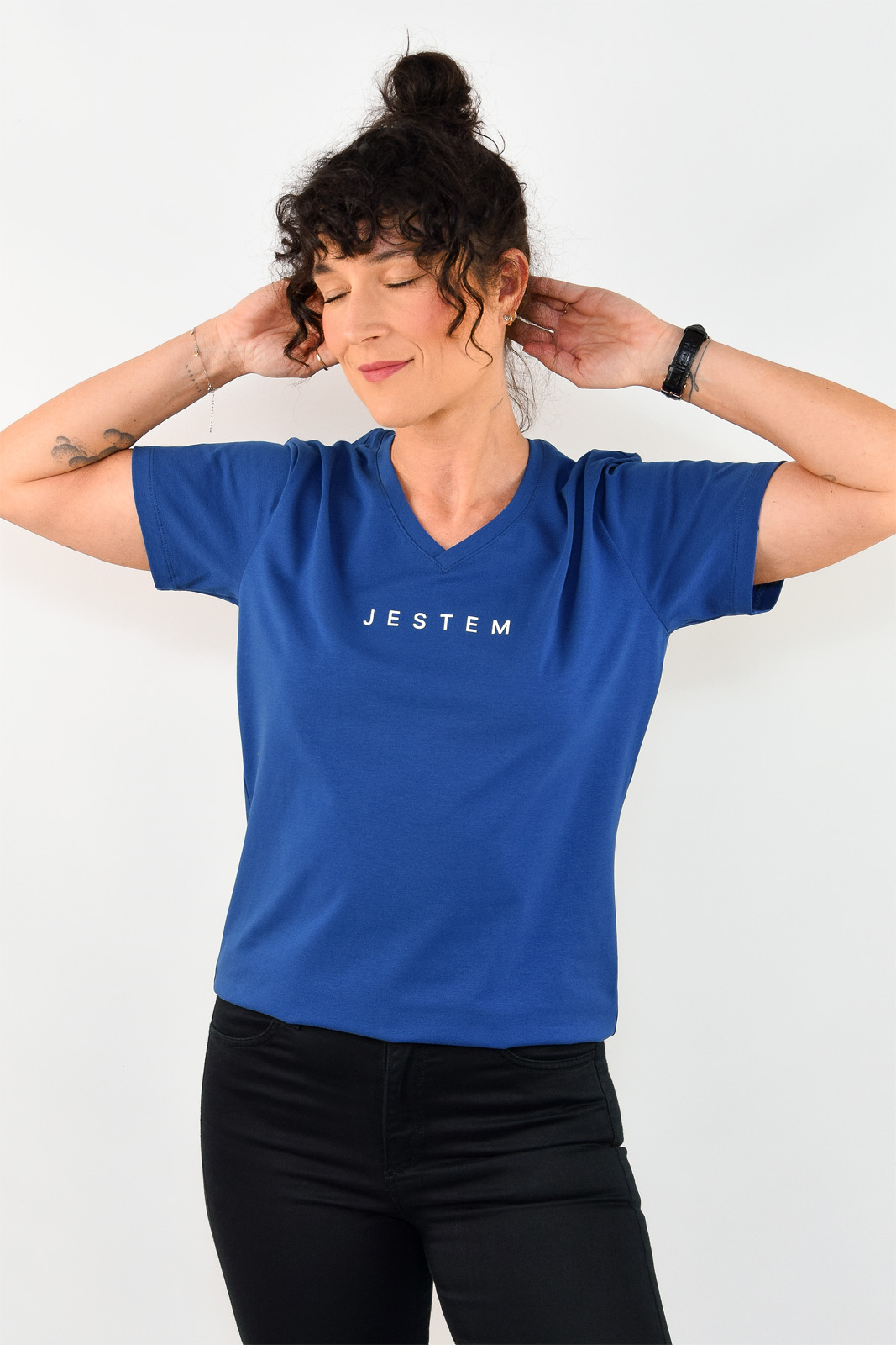 animush t-shirt regular kobalt jestem