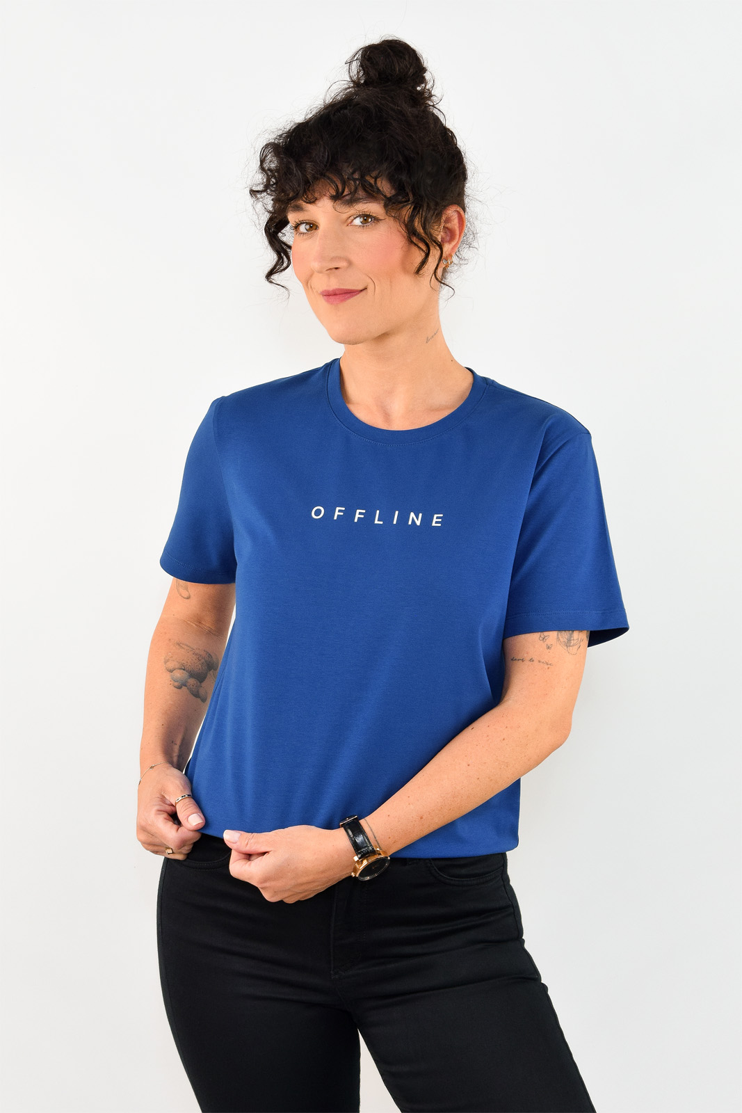 animush t-shirt regular kobalt offline
