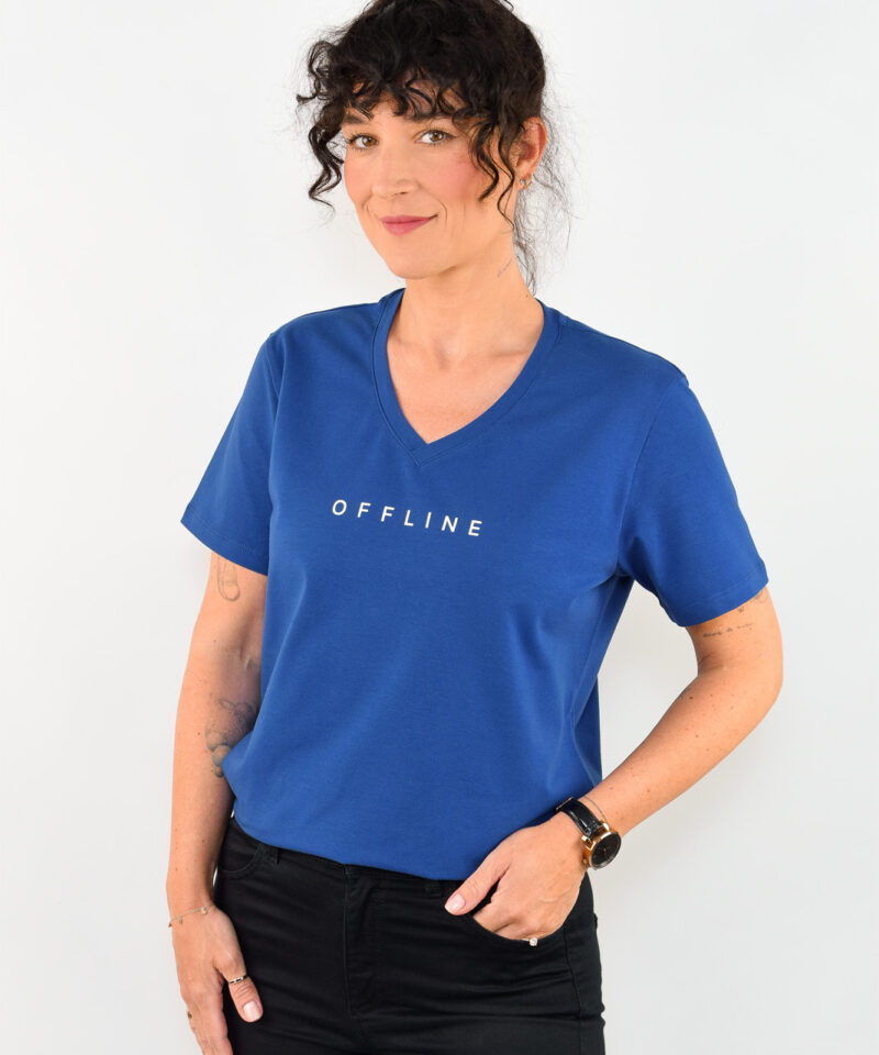 animush t-shirt regular kobalt offline
