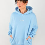 animush bluza hoodie błękitna zen