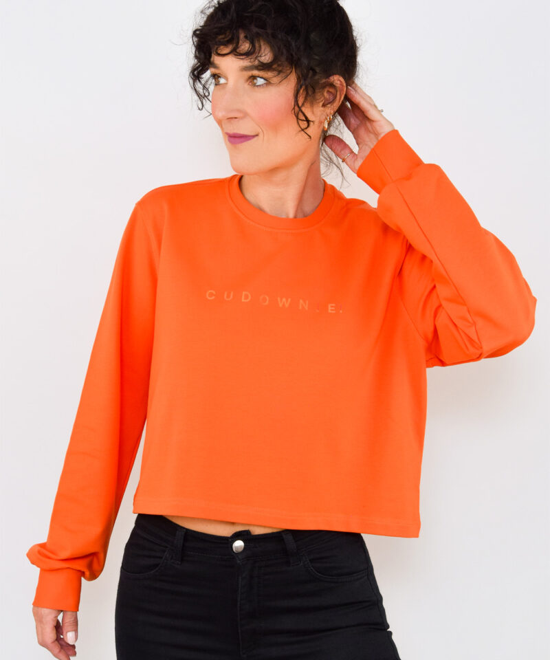 animush bluza crop pomarańczowa cudownie