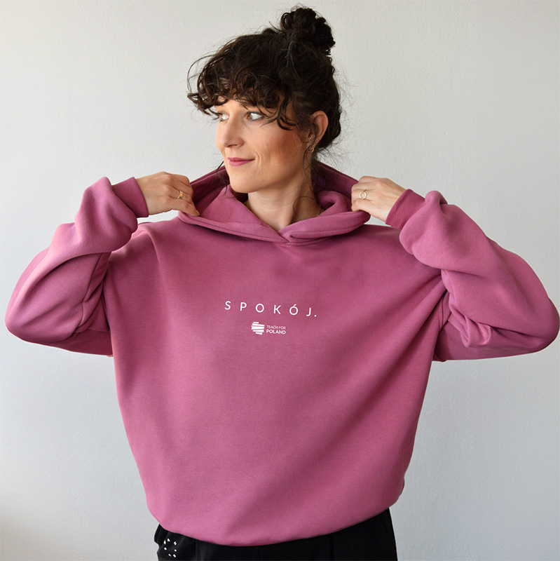 animush merch dla firm realizacje Teach For Poland bluza