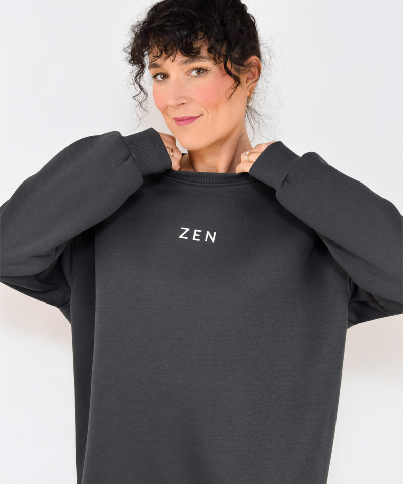 animush bluza damska oversize grafit zen