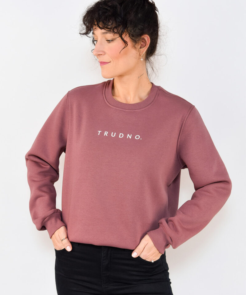 animush bluza damska regular rose brown trudno