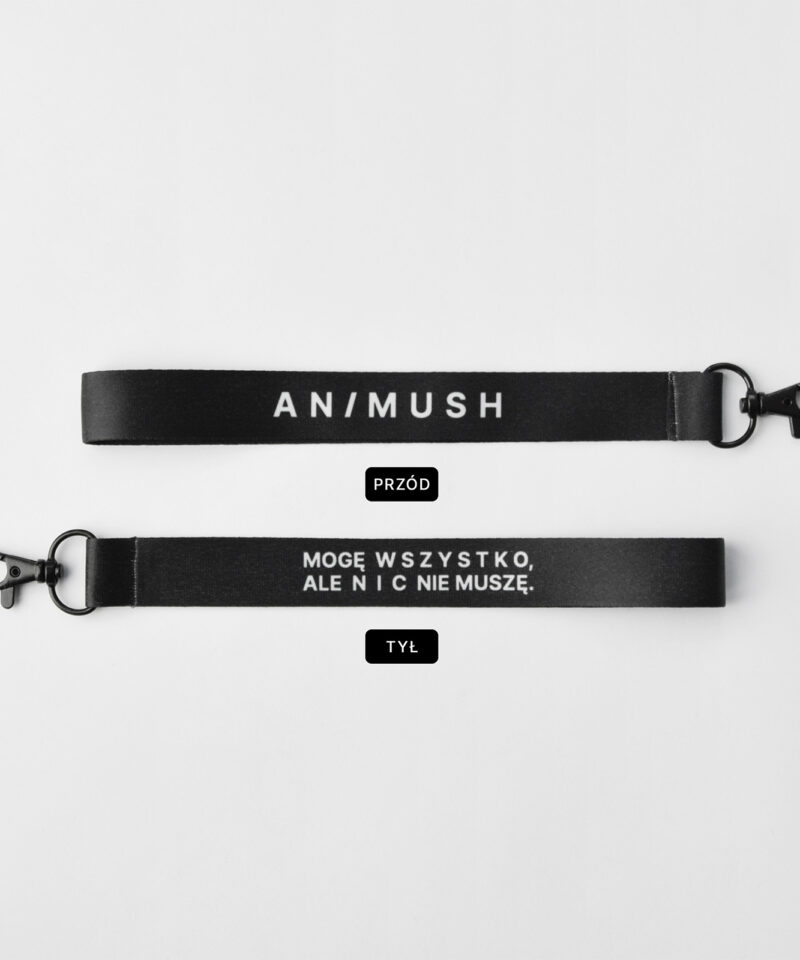 animush brelok czarny